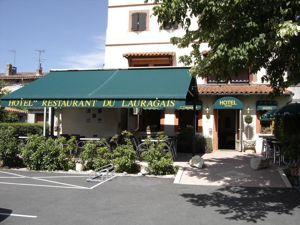 Hotel Restaurant Du Lauragais Logis De France ヴィルフランシュ・ド・ロラゲ エクステリア 写真