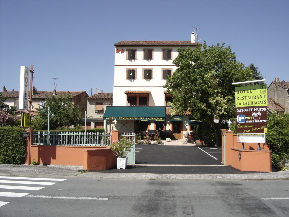 Hotel Restaurant Du Lauragais Logis De France ヴィルフランシュ・ド・ロラゲ エクステリア 写真