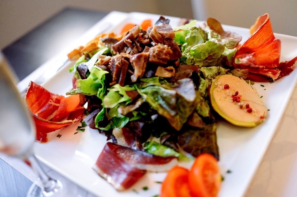 Hotel Restaurant Du Lauragais Logis De France ヴィルフランシュ・ド・ロラゲ エクステリア 写真